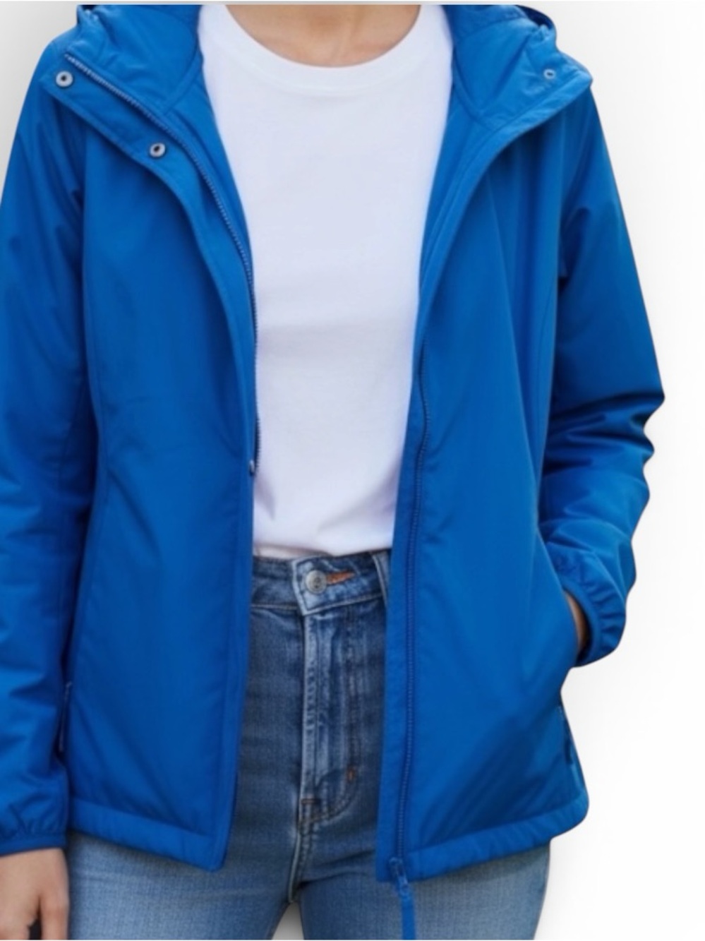 ••NWT Amazon Essentials Royal Blue Women’s SZ Medium Puffer Coat Zippered